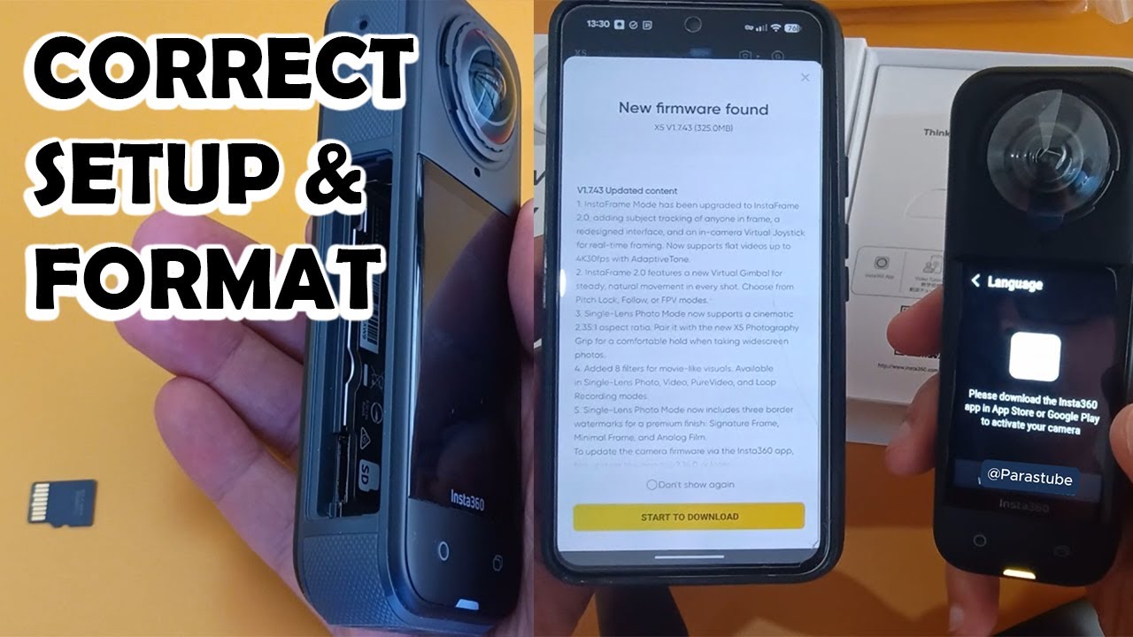 Первые шаги с Insta360 X5 — лучшие карты памяти и настройка (ссылки ниже)