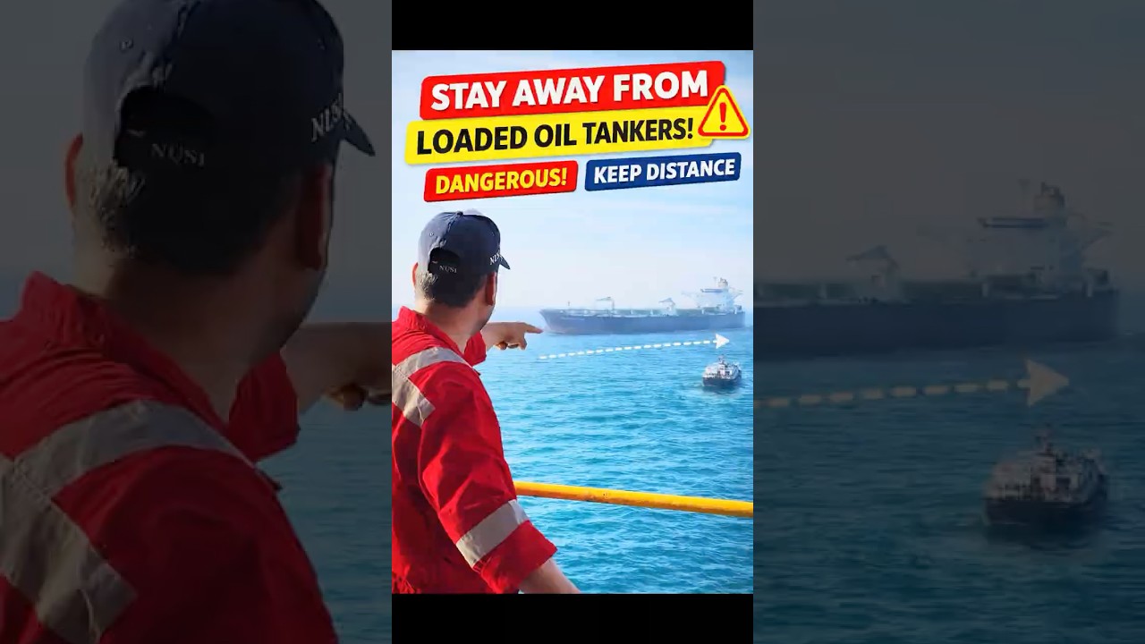 Stay away from oil tankers😨😨 #ship #marineservices #merchantnavy #oiltankers
