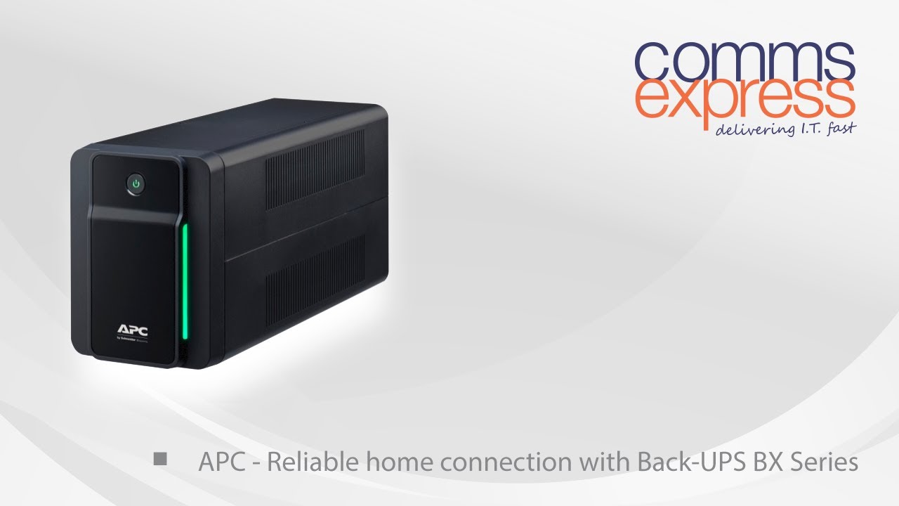 APC - Reliable home connection with Back-UPS BX Series