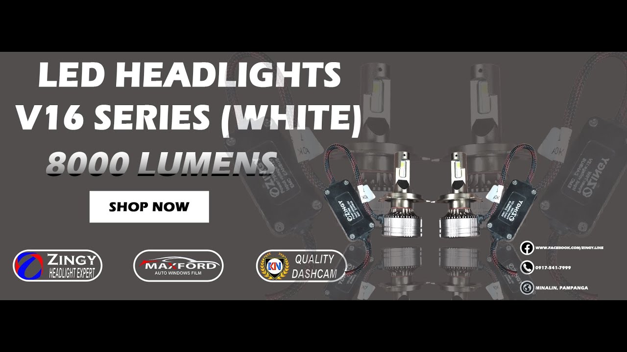 V16 HEADLIGHTS - ZINGY LINE