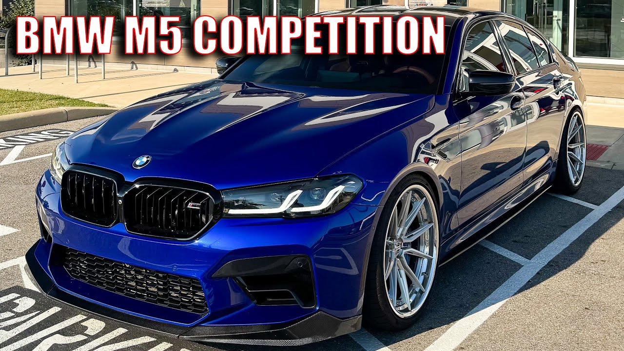 POV RUNNING LATE TO AN EXAM IN MY BMW M5 COMPETITION...