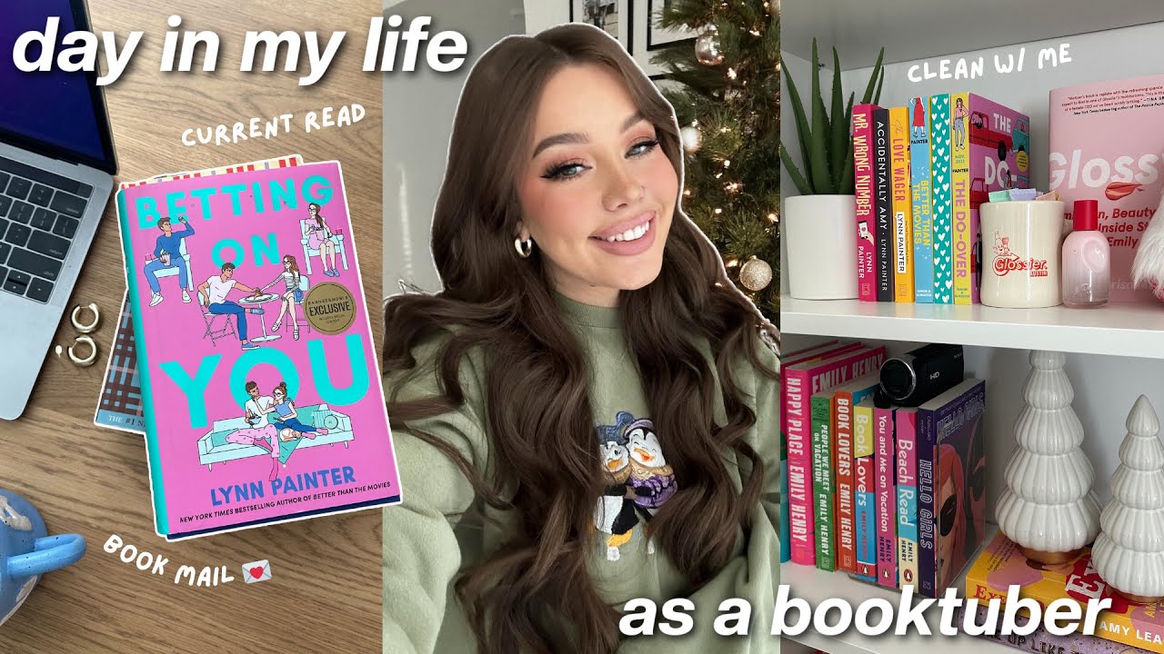 Day in my life ✨as a booktuber✨: book mail, current reads, + more! 💌 | bookmas day 10