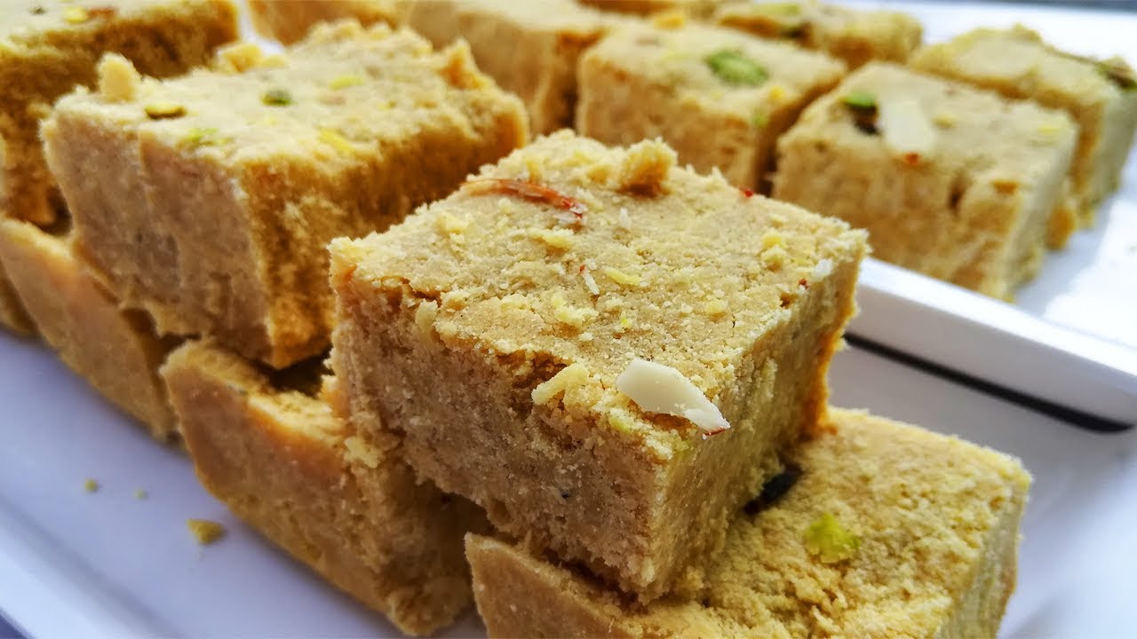 बेसन की बर्फी जो मुँह में जाते ही घुल जाये | Rajasthani Besan ki Burfi | Besan Burfi Recipe
