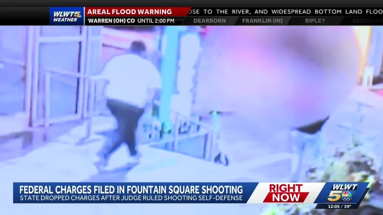 Man cleared in Fountain Square shooting now faces federal ammunition charge