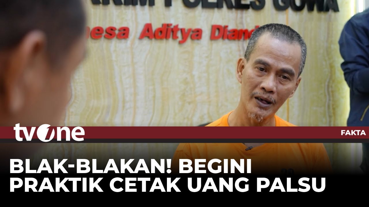 Tersangka Bongkar Proses Produksi Upal di UIN Makassar hingga Siap Edar | Fakta tvOne