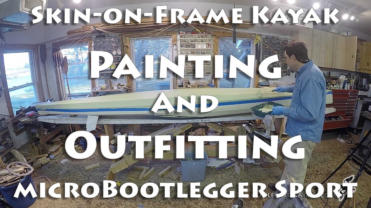 Painting and Outfitting - Skin on Frame Kayak - E7