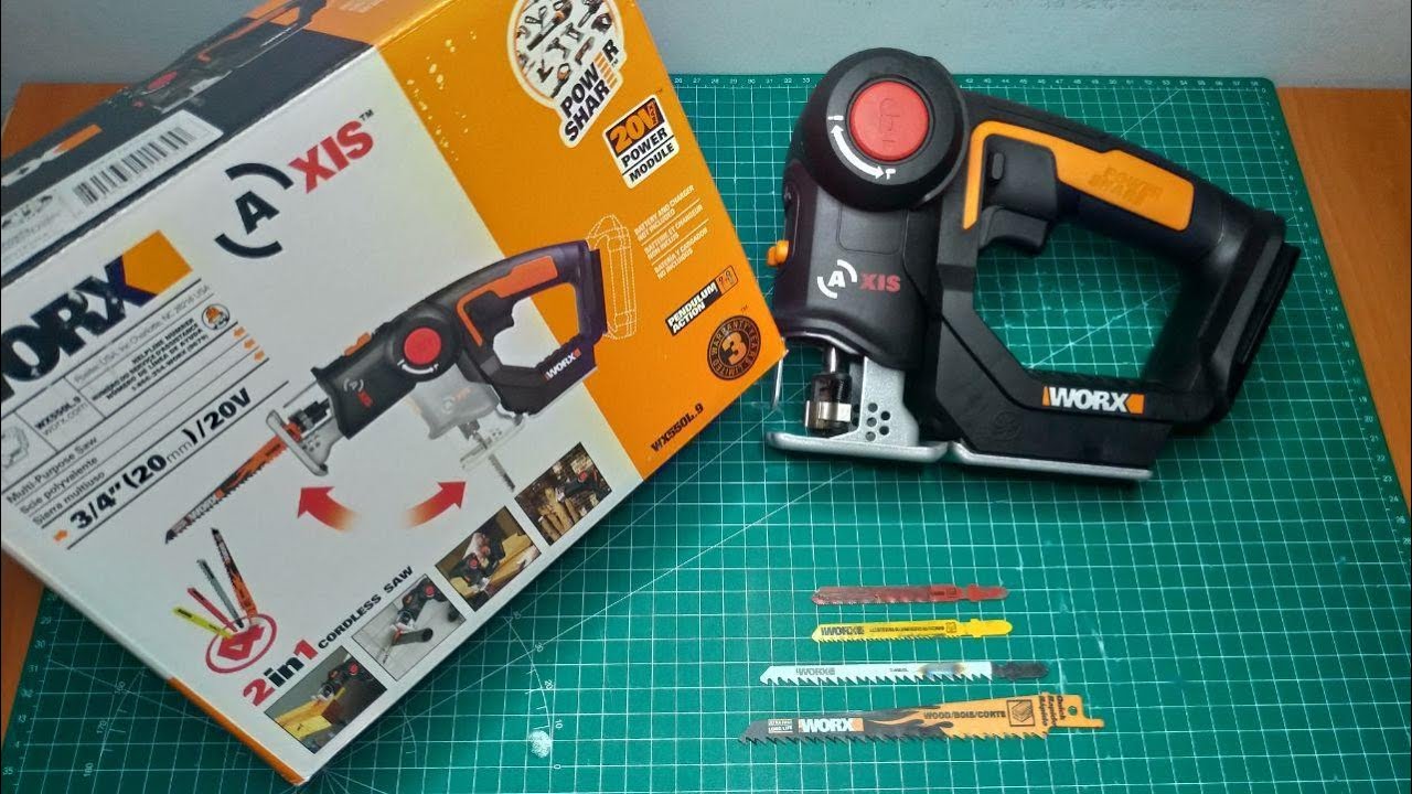 Unboxing Worx WX550L Cordless 20v | Jigsaw Ok, Reciprocating Saw juga Ok