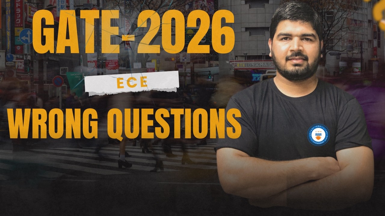 Questions to be Challenged- GATE-2026 (ECE) #gate2026 #electronicsengineering #ecegate #gateece #iit