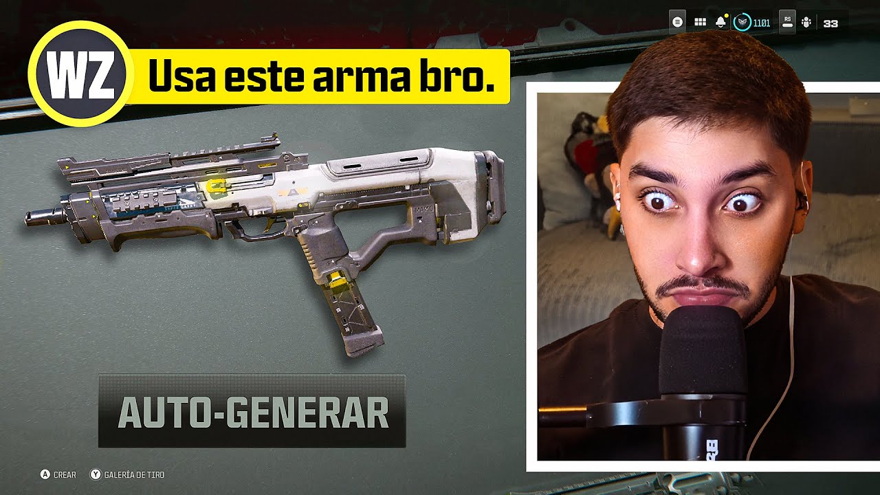 Probé ARMAS AUTO-CREADAS por WARZONE