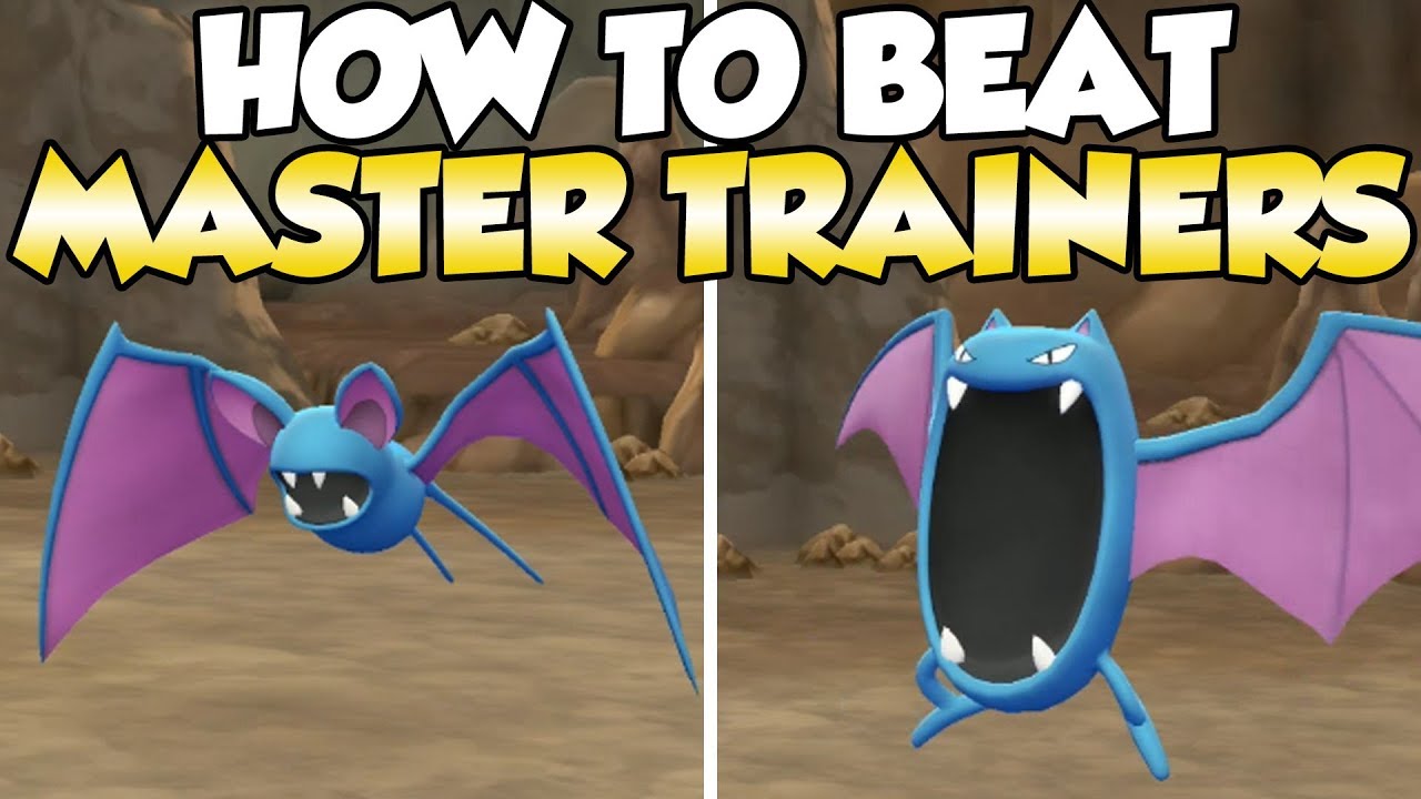 How To Beat Zubat & Golbat Master Trainers Guide! | Pokemon Let's Go