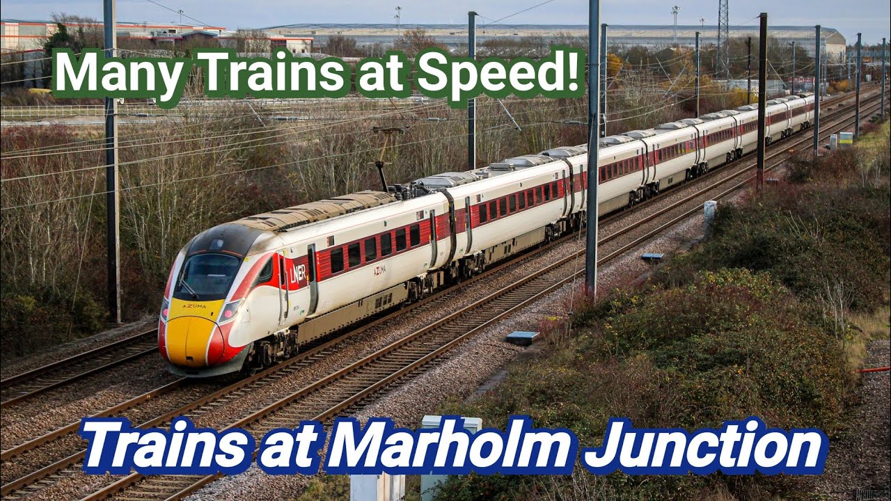 Trains at Marholm Junction | ECML | 8/12/2025