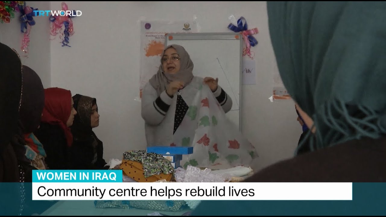 Community centre helps rebuild lives woman in Iraq