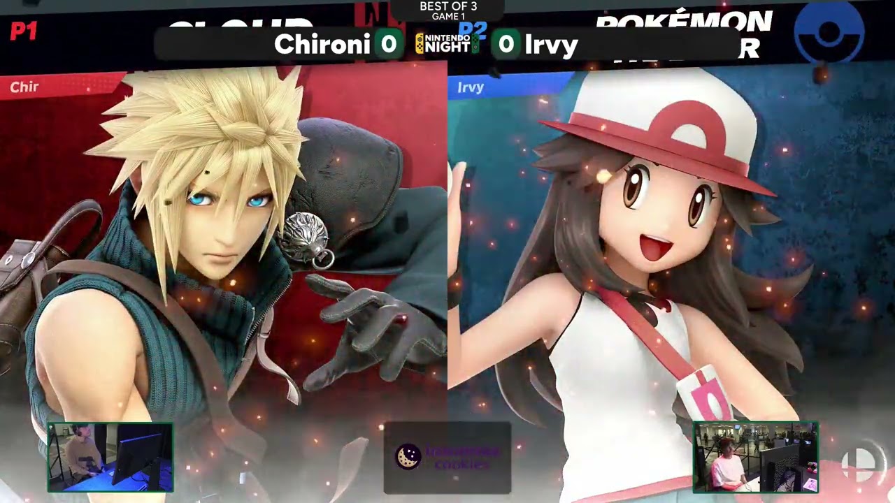 BMS @ Nintendo Night Losers Top 8 - Irvy (Pokémon Trainer) vs Chironi (Cloud)