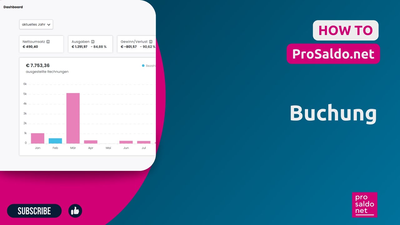 HOW TO ProSaldo.net | Buchung | ProSaldo.net