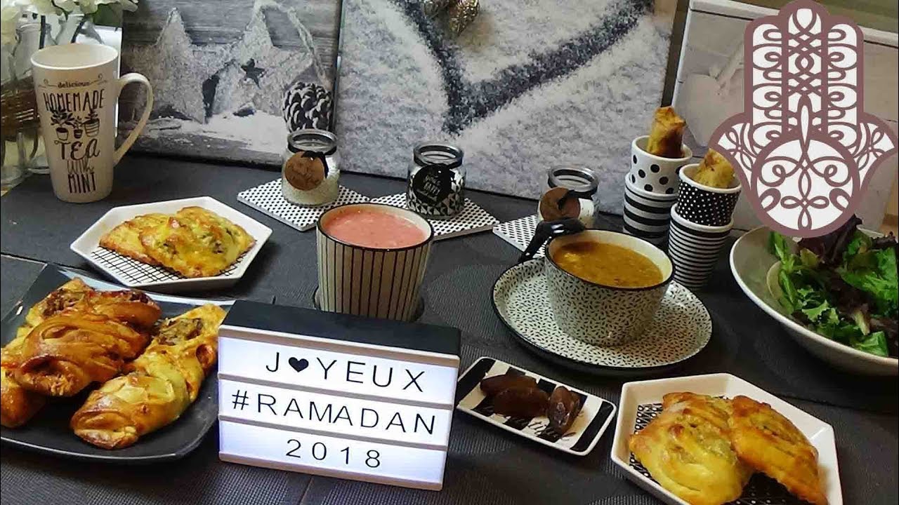 Préparatifs ramadan Menu ftour express