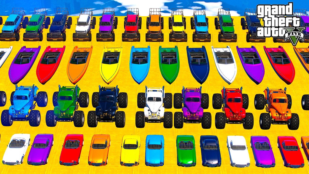 GTA 5 – Insane Mega Ramp Stunt Challenge with Supercars | Pure Gaming 🔥🚗
