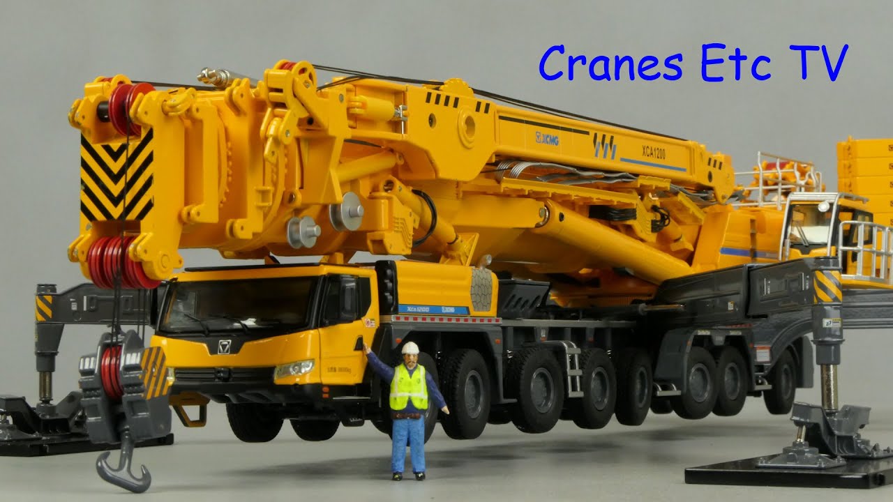 Мобильный кран Yagao XCMG XCA1200 от Cranes Etc TV