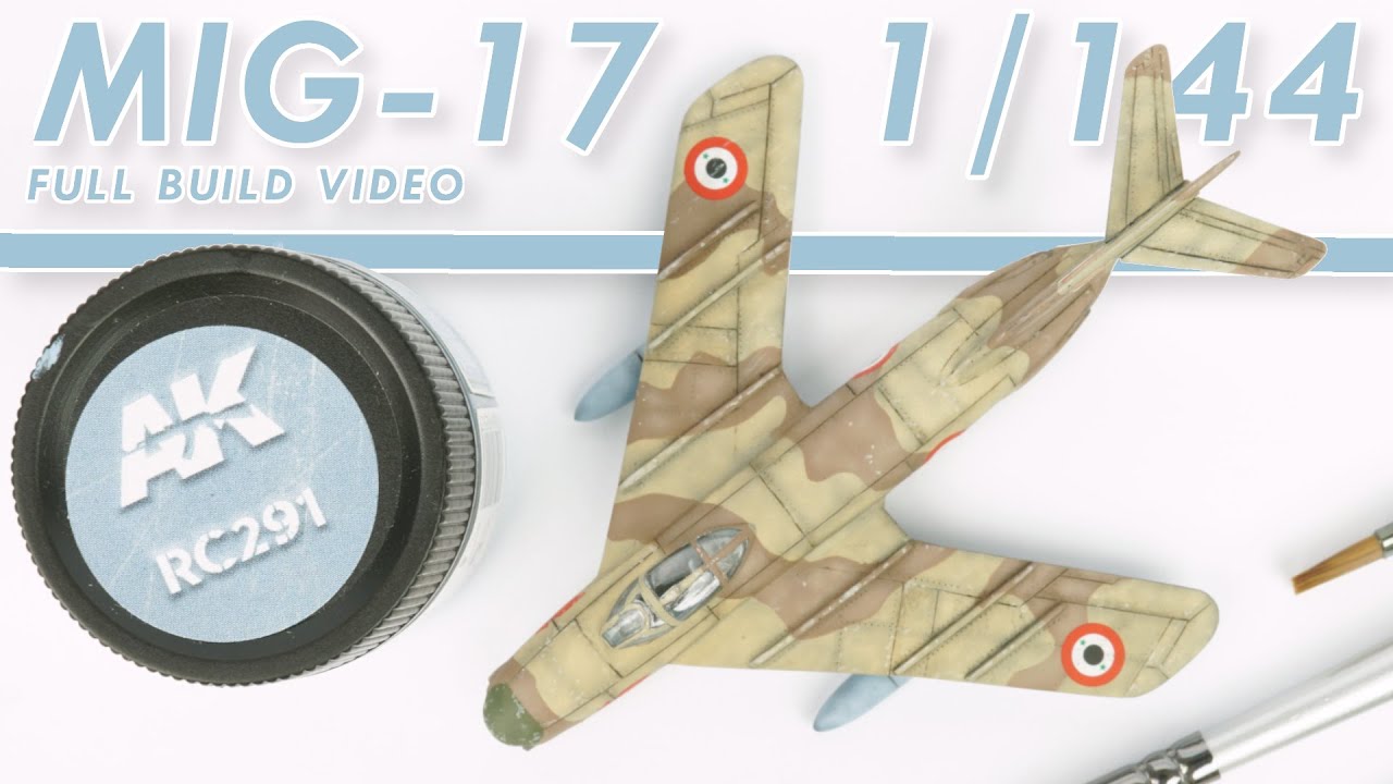 Building the Absolutely TINY 1/144 MiG-17 from Mark I Models! | 4K Build