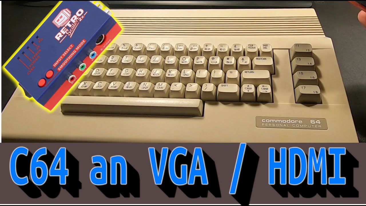 C64 am Monitor anschließen  [ Antwort auf einer Zuschauerfrage ] | 2