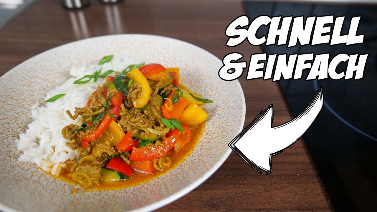 Curry mit Hackfleisch und Kokosmilch &ndash; Schnell, g&uuml;nstig & mega lecker