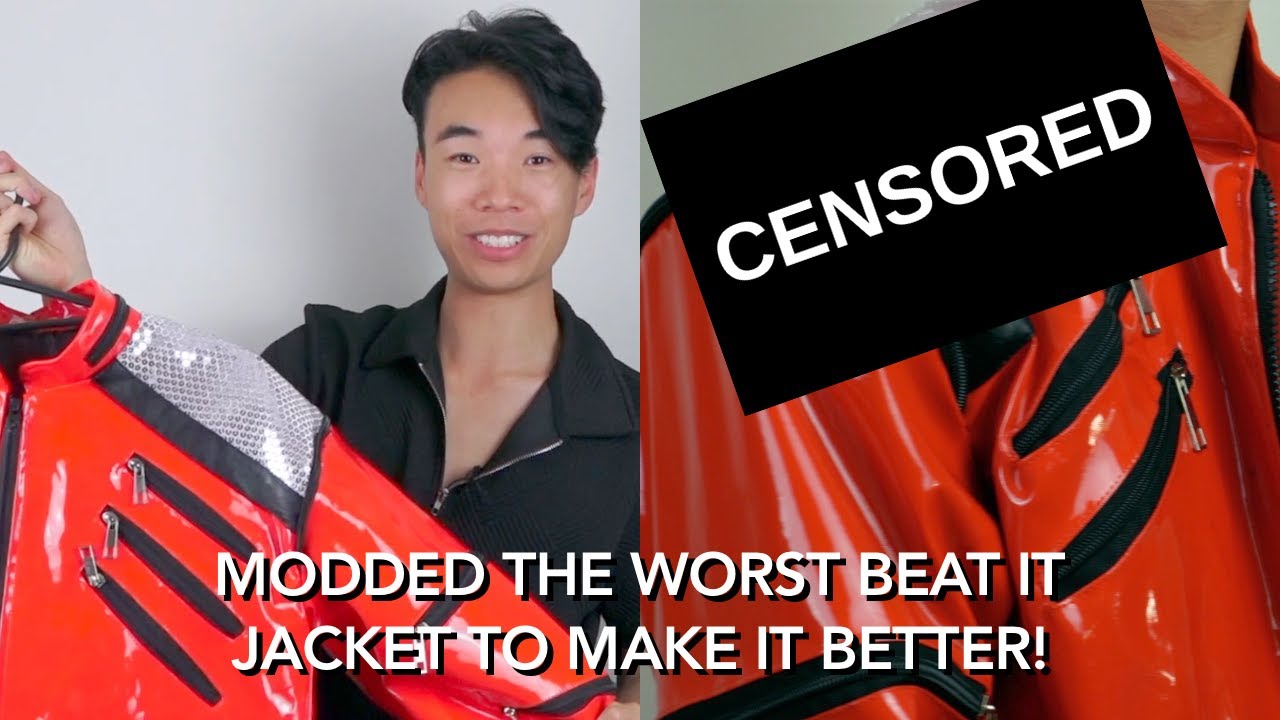 Making the WORST Beat It jacket slightly better with one mod! - Michael Jackson Live Beat It Jacket