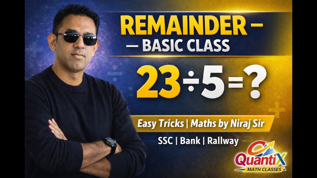 MATHS WITH NIRAJ SIR