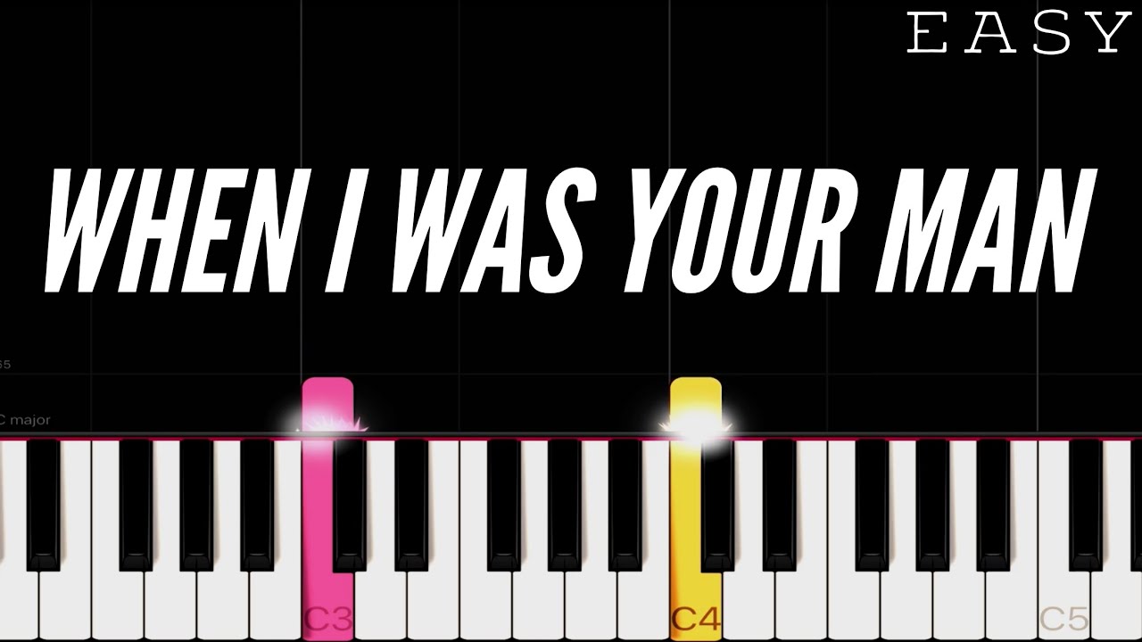 Bruno Mars - When I Was Your Man | EASY Piano Tutorial