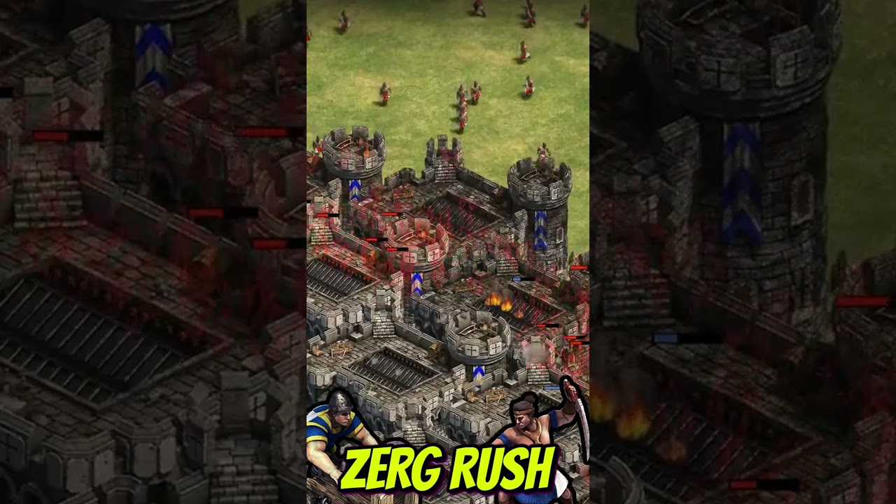 Zerg Rush (AoE2) #Shorts