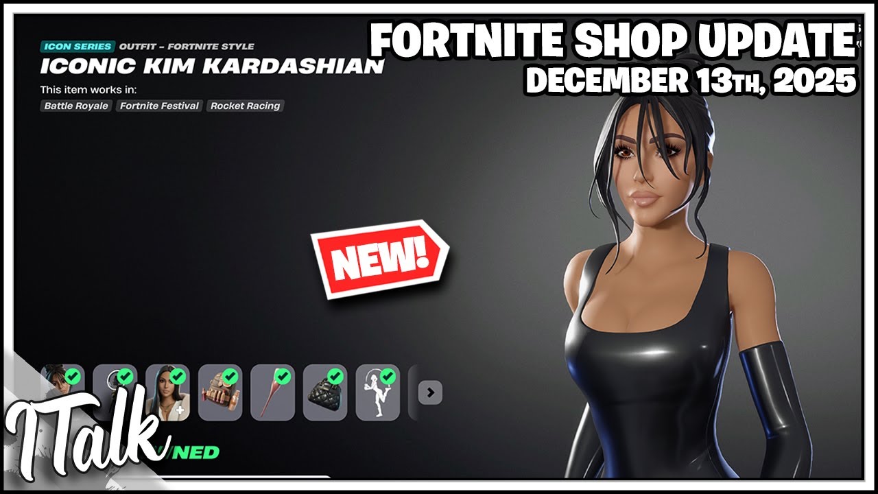 *NEW* KIM KARDASHIAN IS IN FORTNITE! Fortnite Shop [December 13th, 2025] (Fortnite Chapter 7)