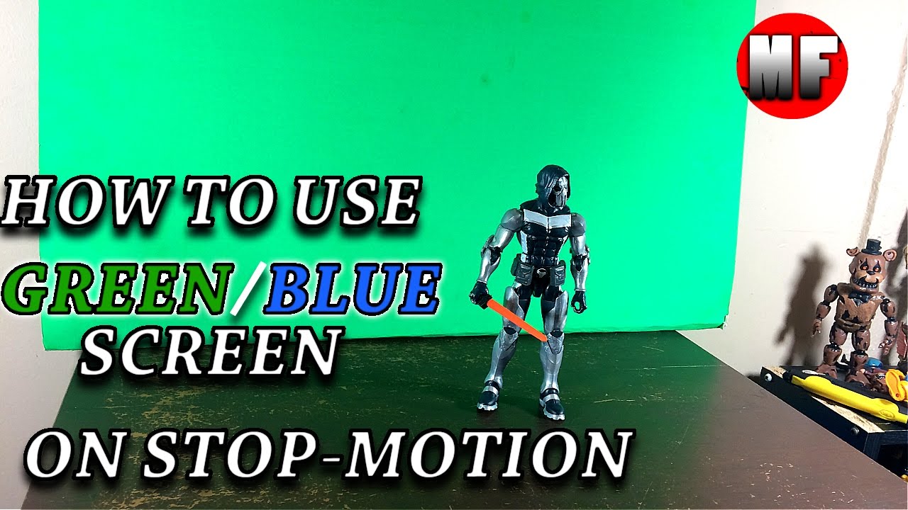 How To Use Green/Blue Screen On Stop Motion TUTORIAL