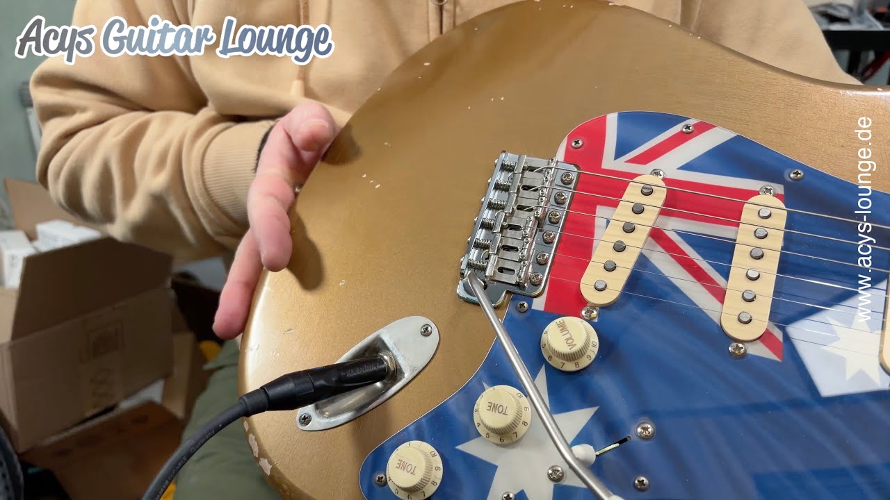 AGL Goldie Guitar + Häussel ST Bully + AGL Custom wiring = fun!