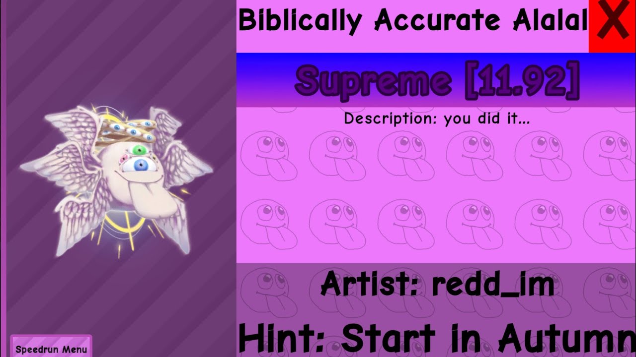 How to get BIBLICALLY ACCURATE ALALALS realm in find the alalals (sorry)