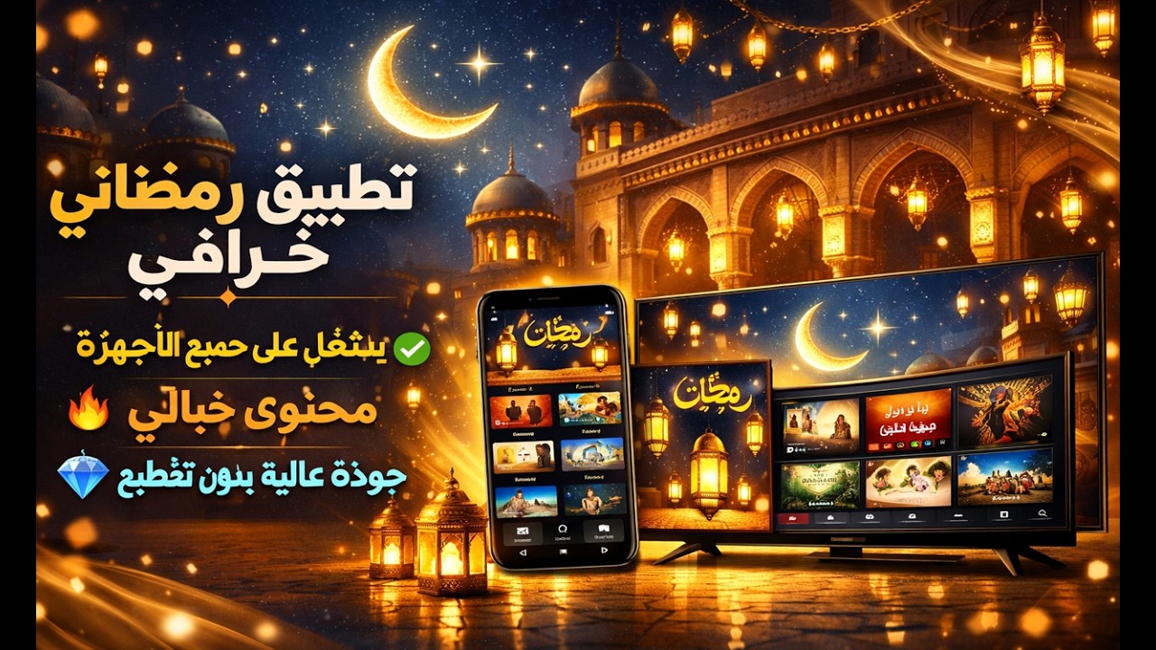 🔥 تطبيق رمضاني رائع 2026 | محتوى خيالي وأجواء إيمانية لا تفوّت 🌙✨