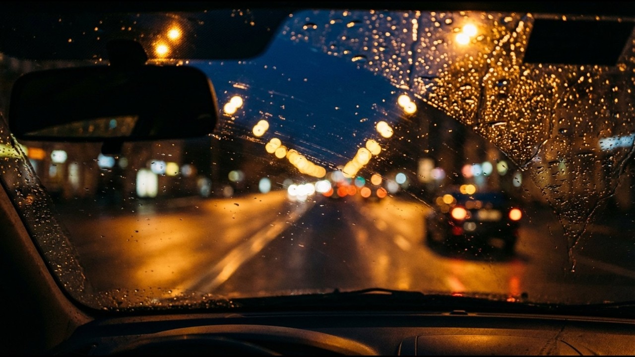 Rainy Night Drive – Calm Music for Driving | drivewave.studios