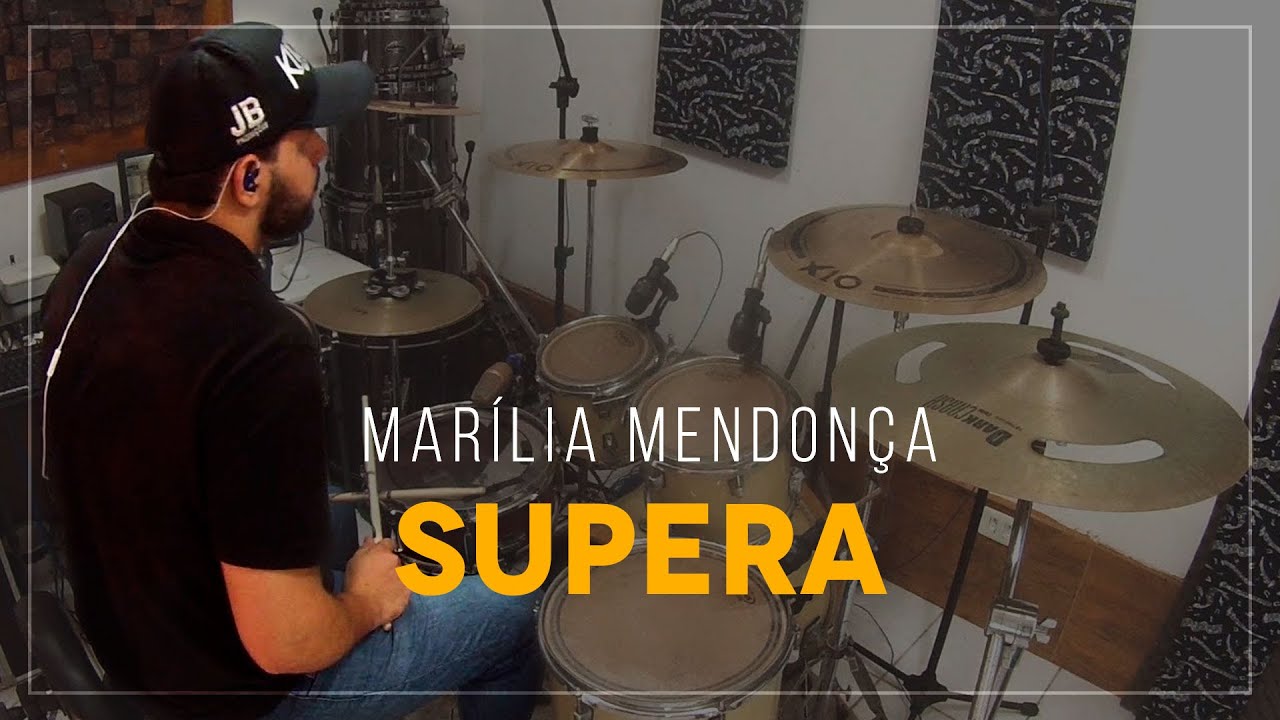 SUPERA - Marília Mendonça - DRUM COVER - [ÁUDIO TOP]