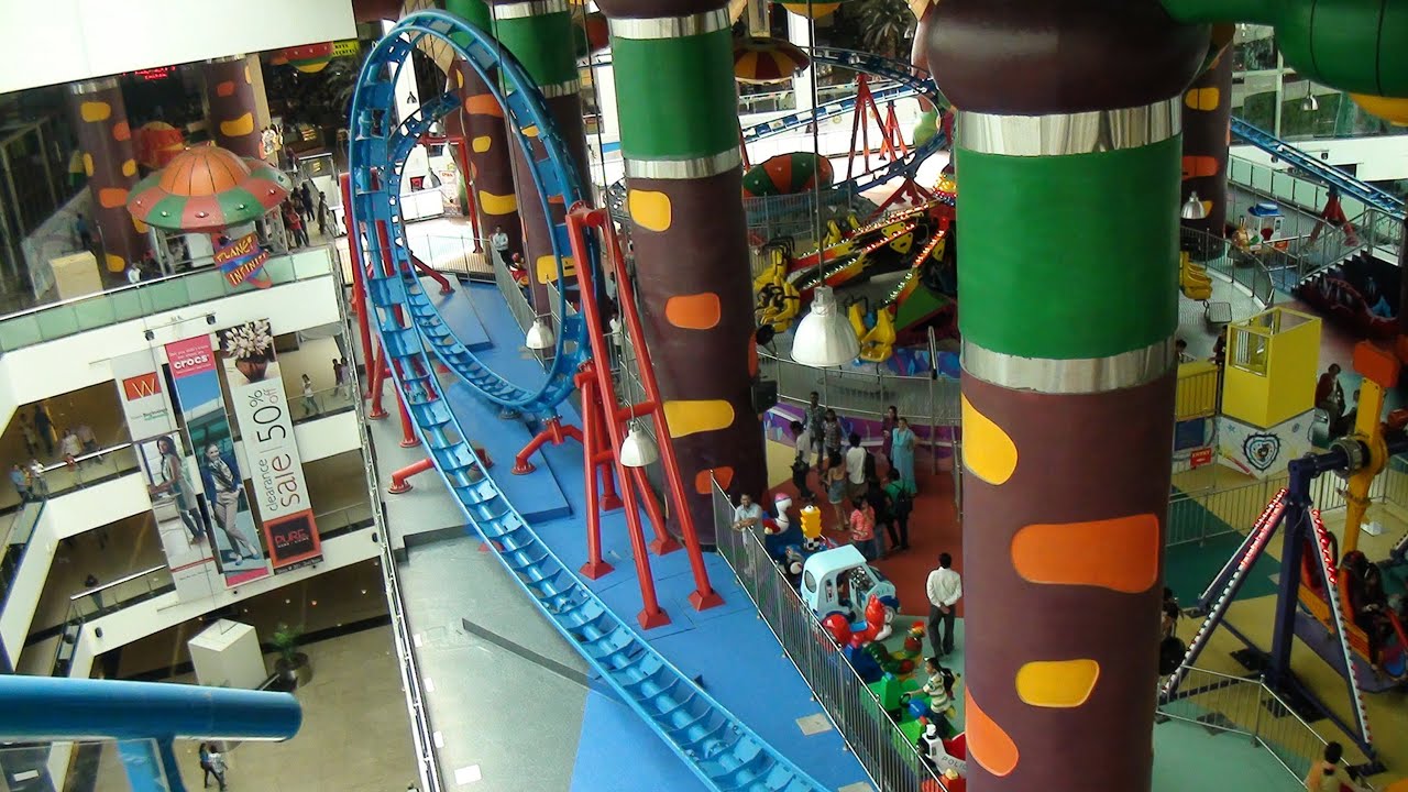 Astro Express Roller Coaster POV Indoor Looping Rollercoaster Planet Infiniti Mumbai India