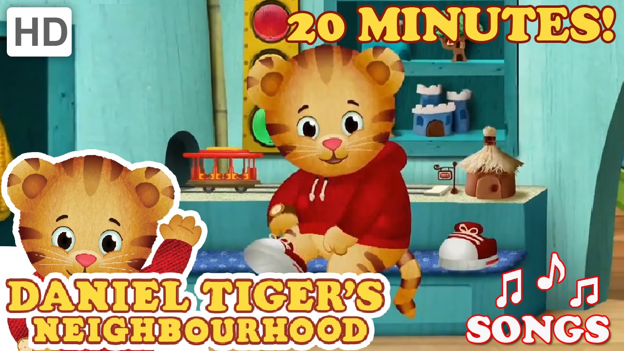 Daniel Tiger - Песня Сборник (20 минут)