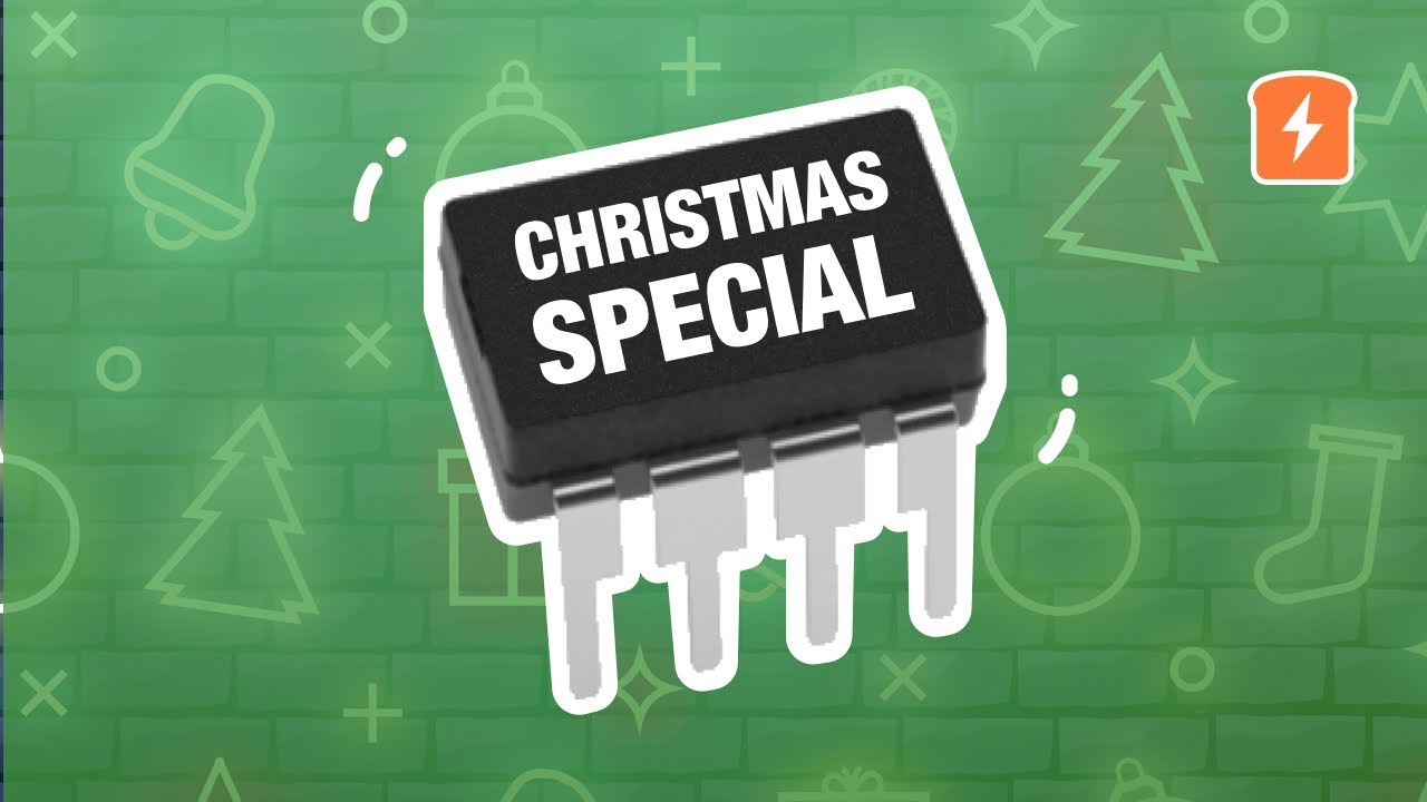 DIY Christmas Lights with a Microcontroller - Charlieplexing LEDs (PIC10F200) | Christmas Special