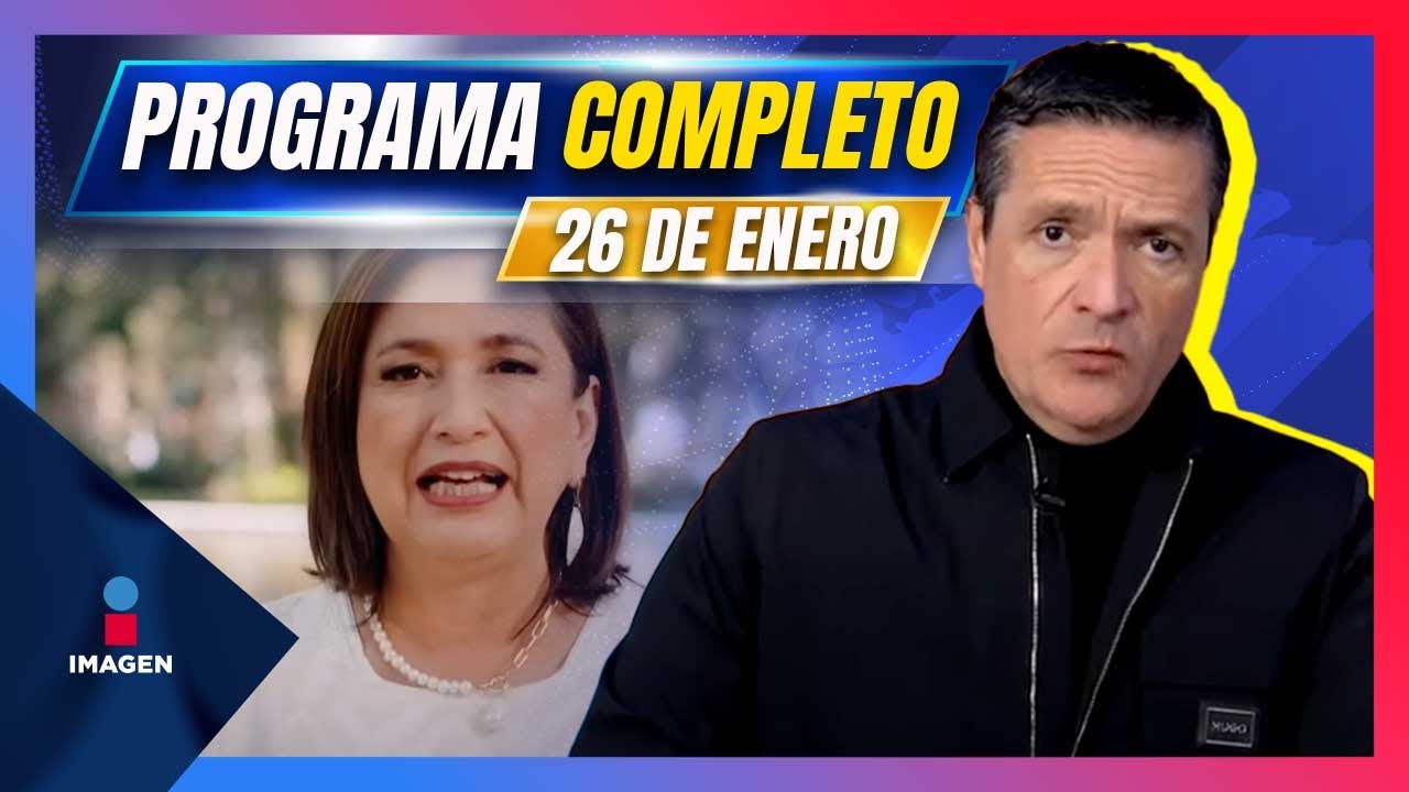 Noticias con Francisco Zea | Programa completo 26 de enero de 2024