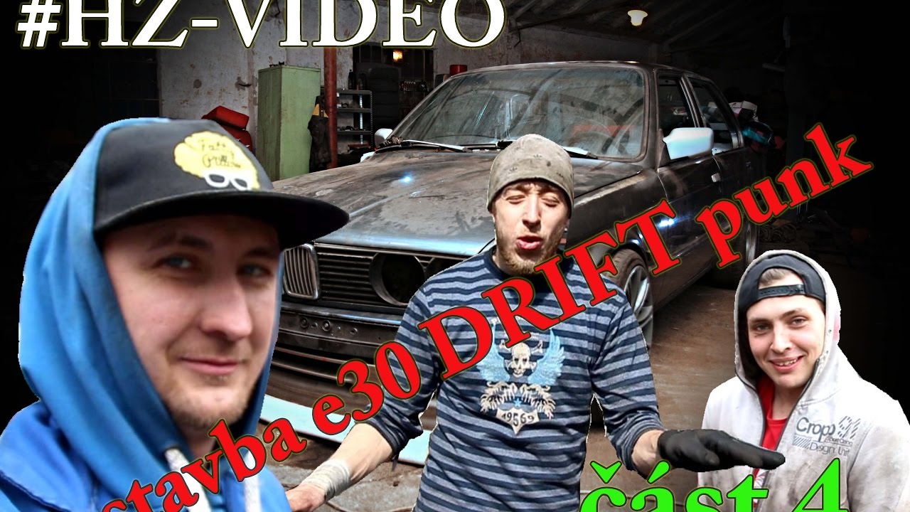 stavba totál socka Punk drift káry BMW e30 část 4. |HZ-VIDEO|Donuts garage aneb už to konečně JEDE !