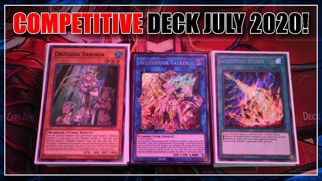 YUGIOH CRUSADIA GUARDRAGON COMPETITIVE DECK PROFILE ~IN DEPTH~ JULY 2020