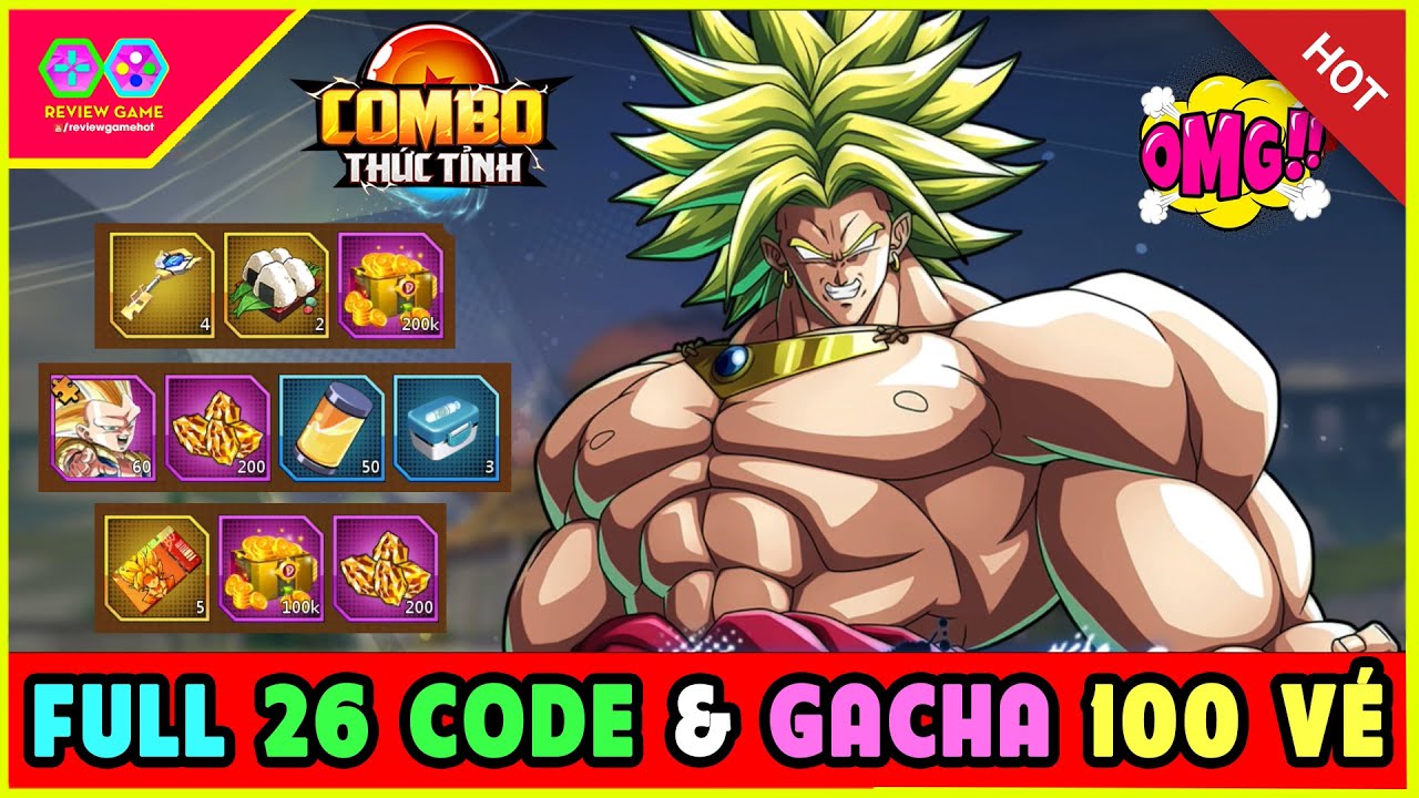 Combo Thức Tỉnh - Full Bộ 26 Giftcode Qu&agrave; Cực Khủng & Test Tỷ Lệ SSR Với Hơn 100 V&eacute; Căng Ra Phết