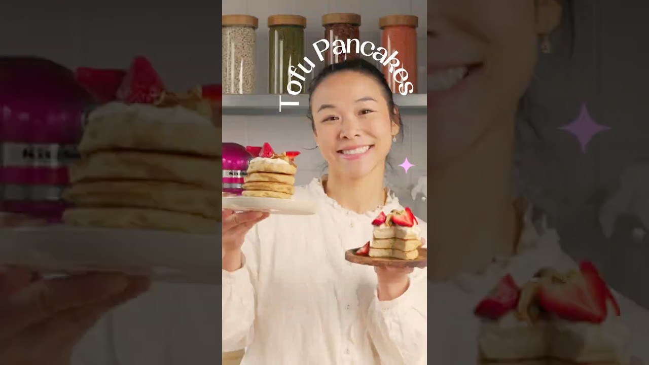 Tofu + Oats = Pancakes? YES.  High Protein, Glutenfree, Eggfree