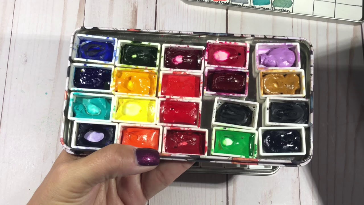 Daniel Smith Watercolors & How I Fill My Pans