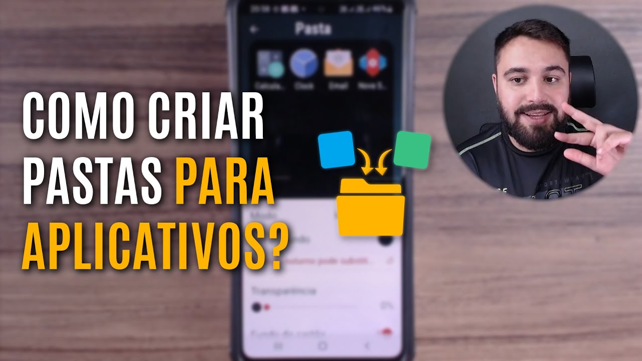 COMO CRIAR PASTAS PARA ORGANIZAR OS APLICATIVOS DO CELULAR