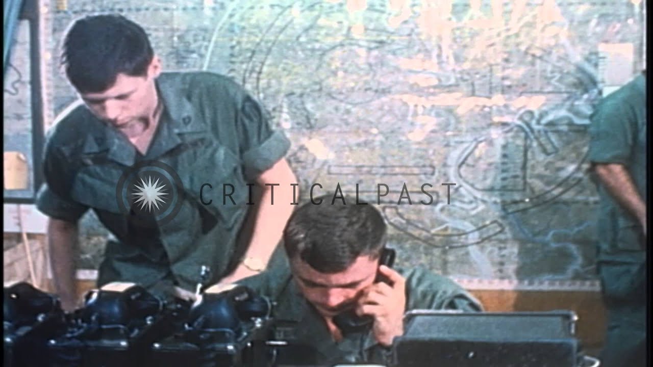 US soldiers transmit messages through radio at the Capitol Military Assistance Co...HD Stock Footage