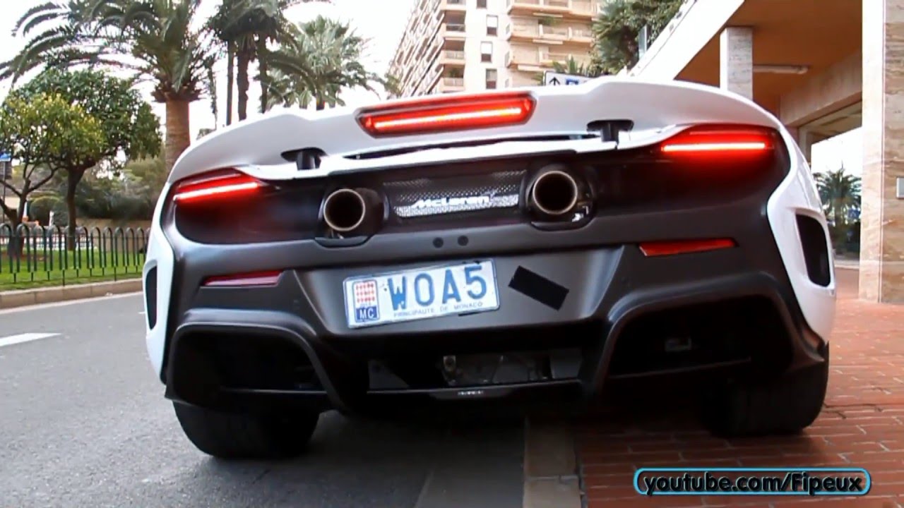 Compilation of McLaren 675LT Sound in Monaco!
