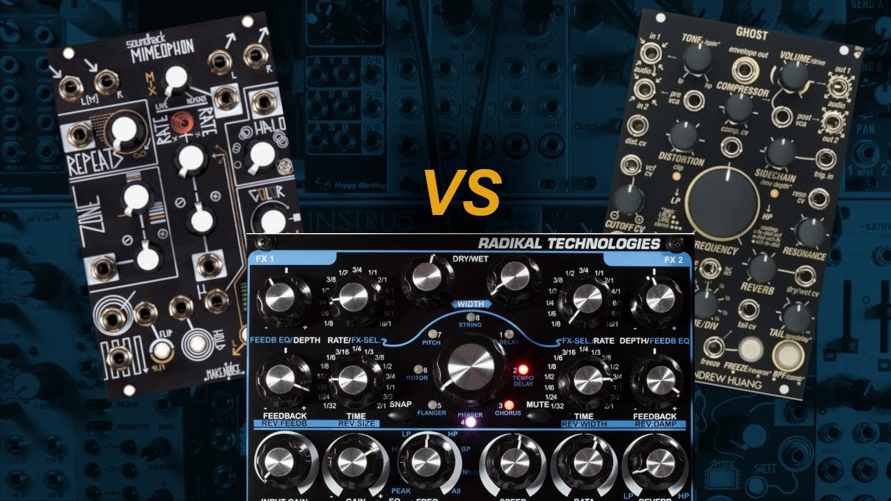 Some Beginner-Friendly Musings on Eurorack Delay Effects (feat. Mimeophon, Ghost, Effexx RT1701)