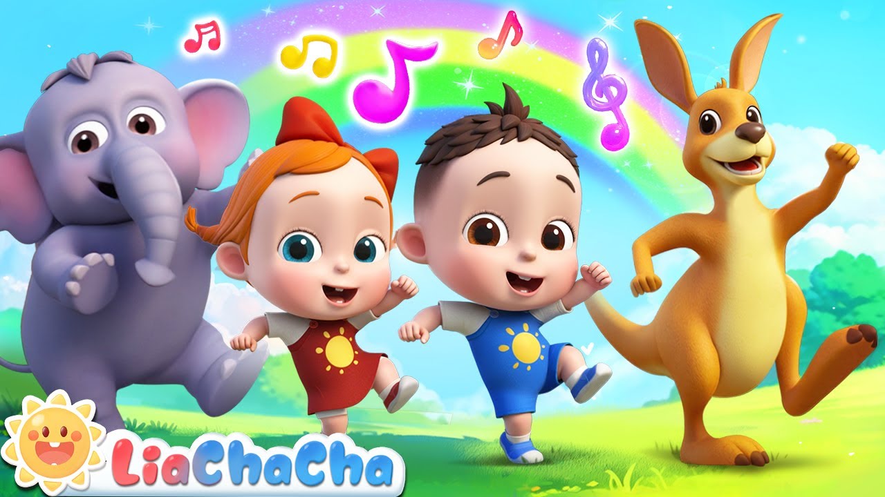 Dance with Animals | Learn Animals Song | Nursery Rhymes & Kids Songs | LiaChaCha