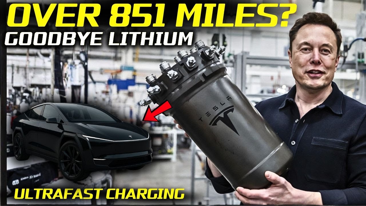 ОНО ЗДЕСЬ! Илон Маск представил алюминиево-ионные линии Tesla — 9 минут полной зарядки, 1000 миль...